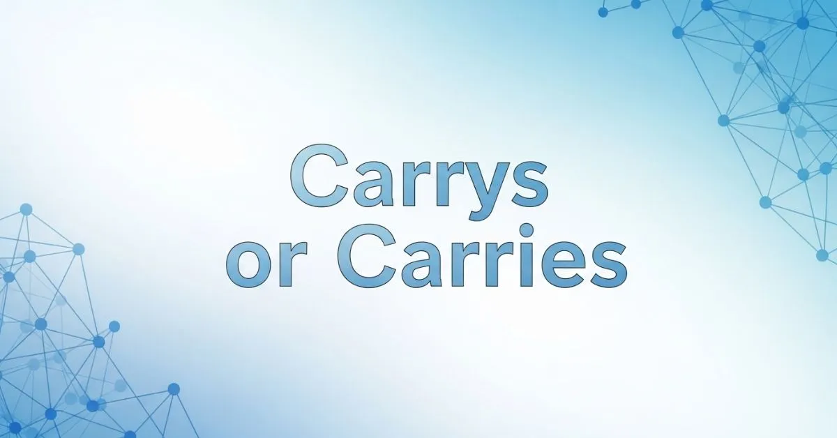 Carrys or Carries
