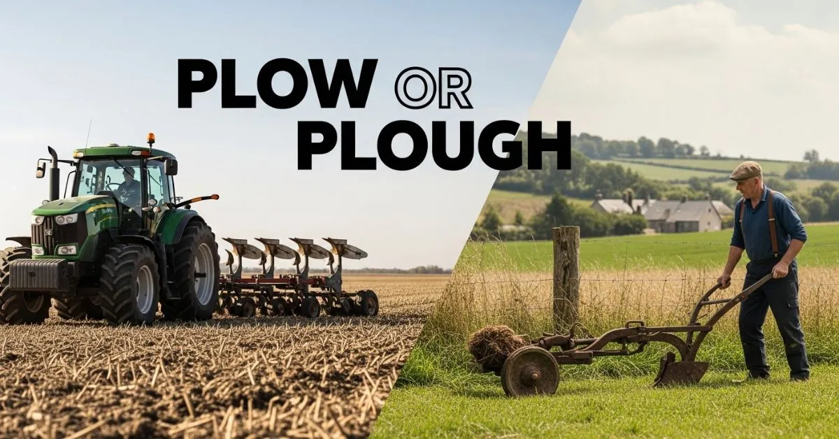 Plow or Plough