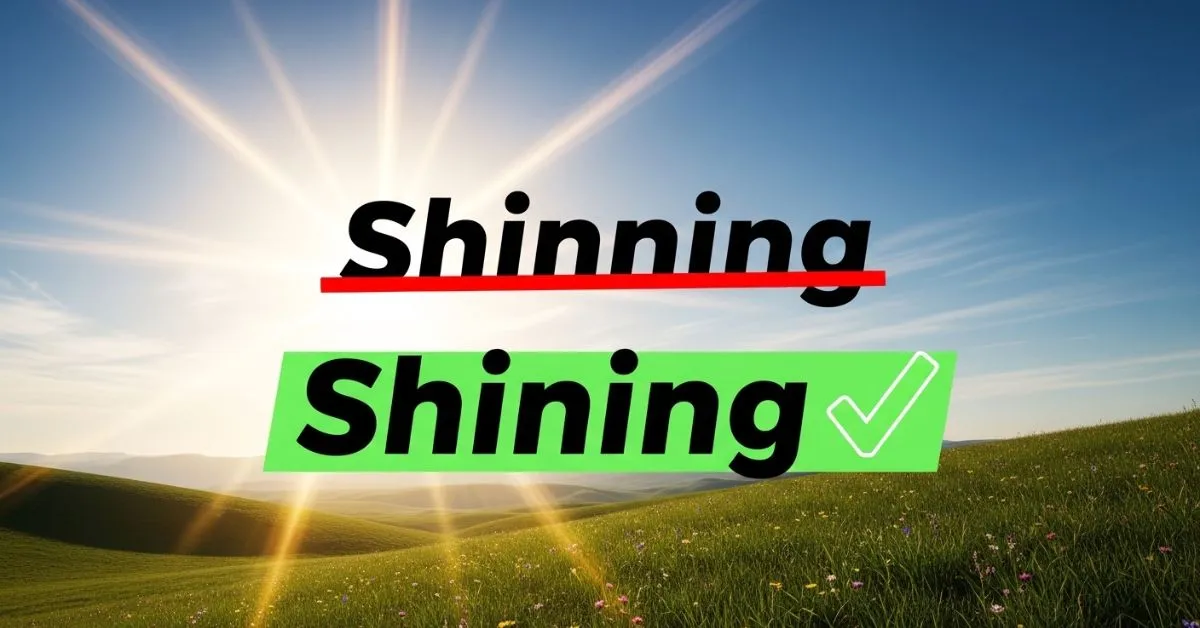 Shinning or Shining