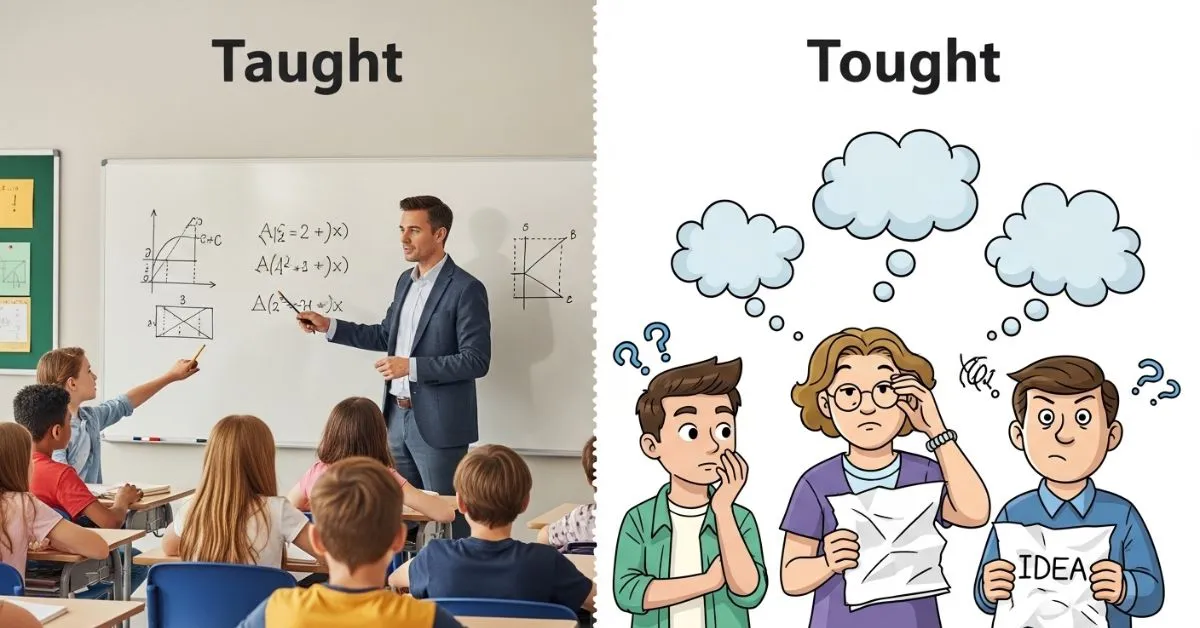 Taught or Tought