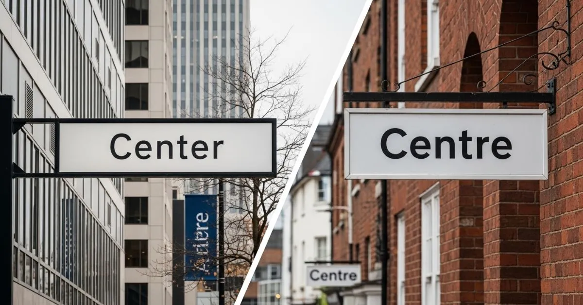 Centre or Center