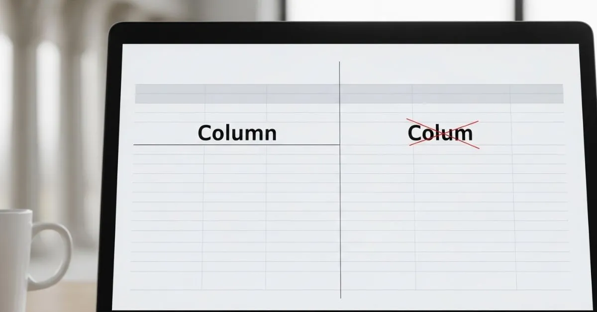 Colum or Column