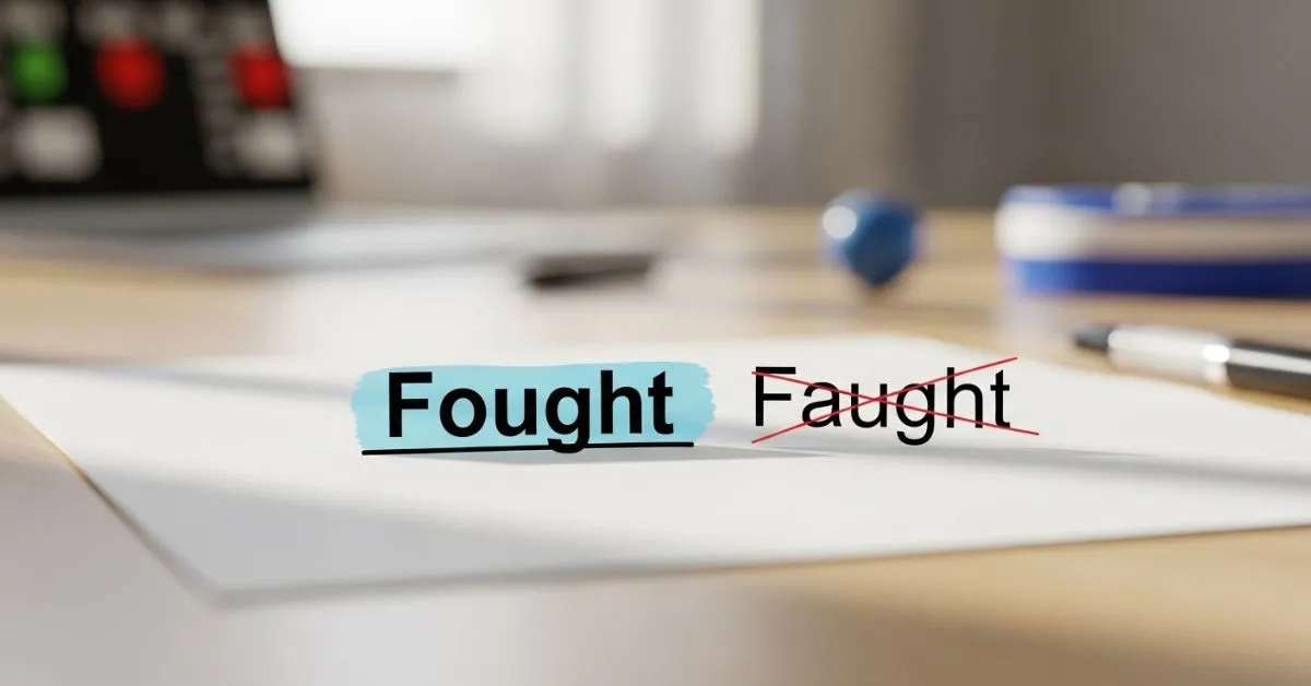 Faught or Fought