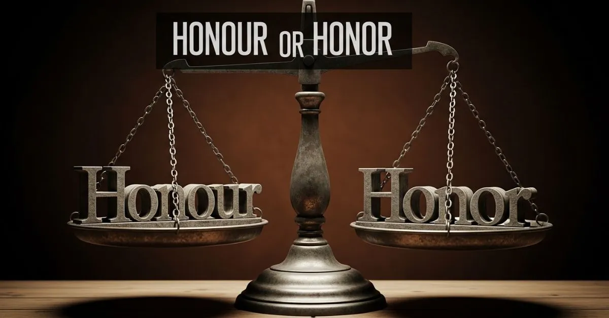 Honour or Honor