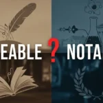 Noteable or Notable