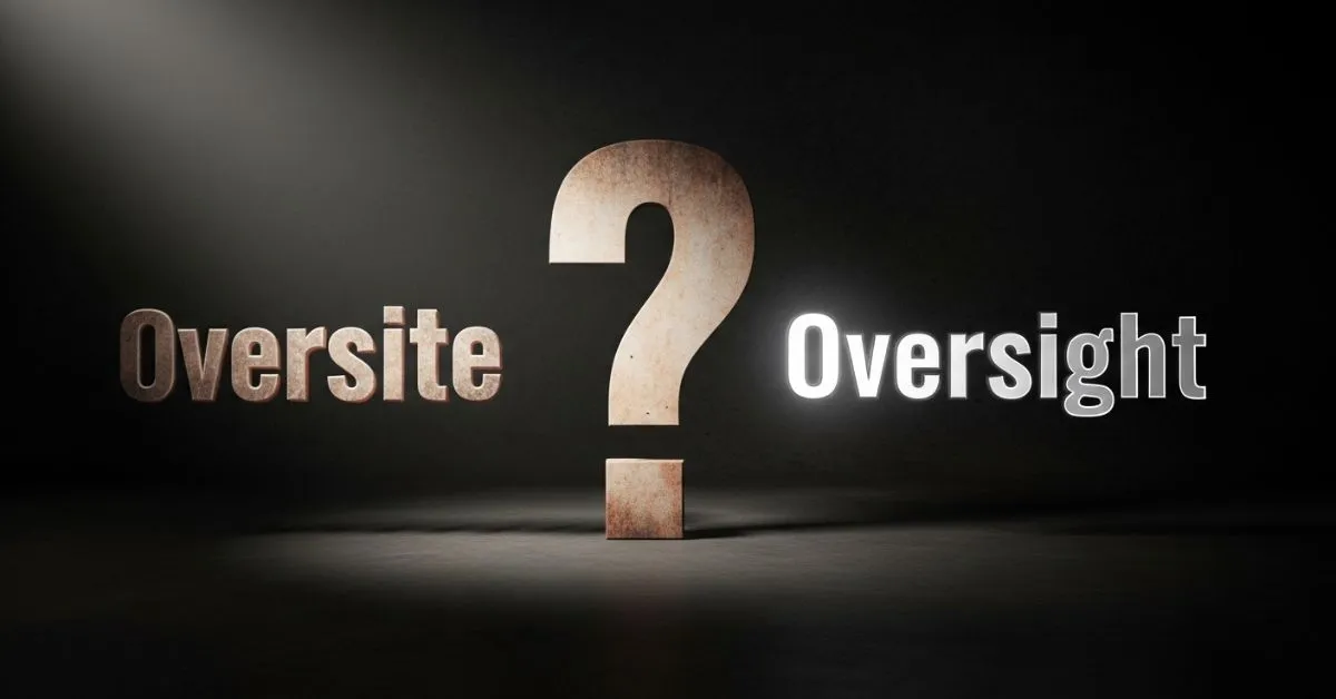 Oversite or Oversight