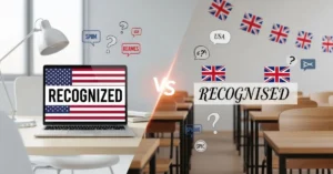 Recognised  or Recognized