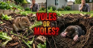 Voles or Moles