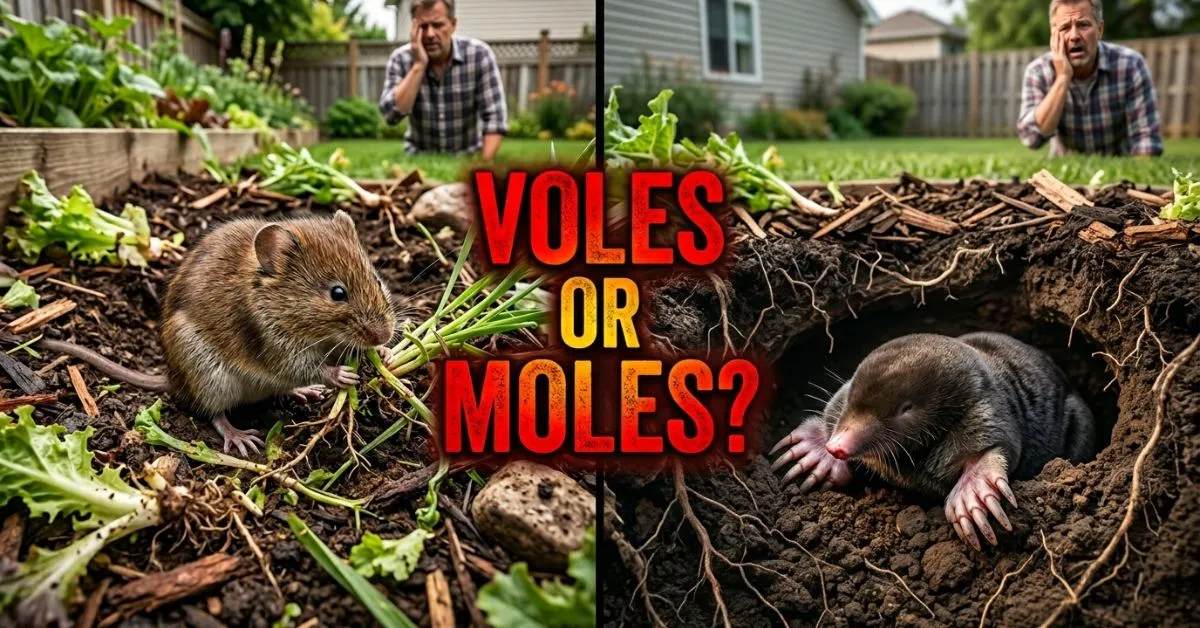 Voles or Moles